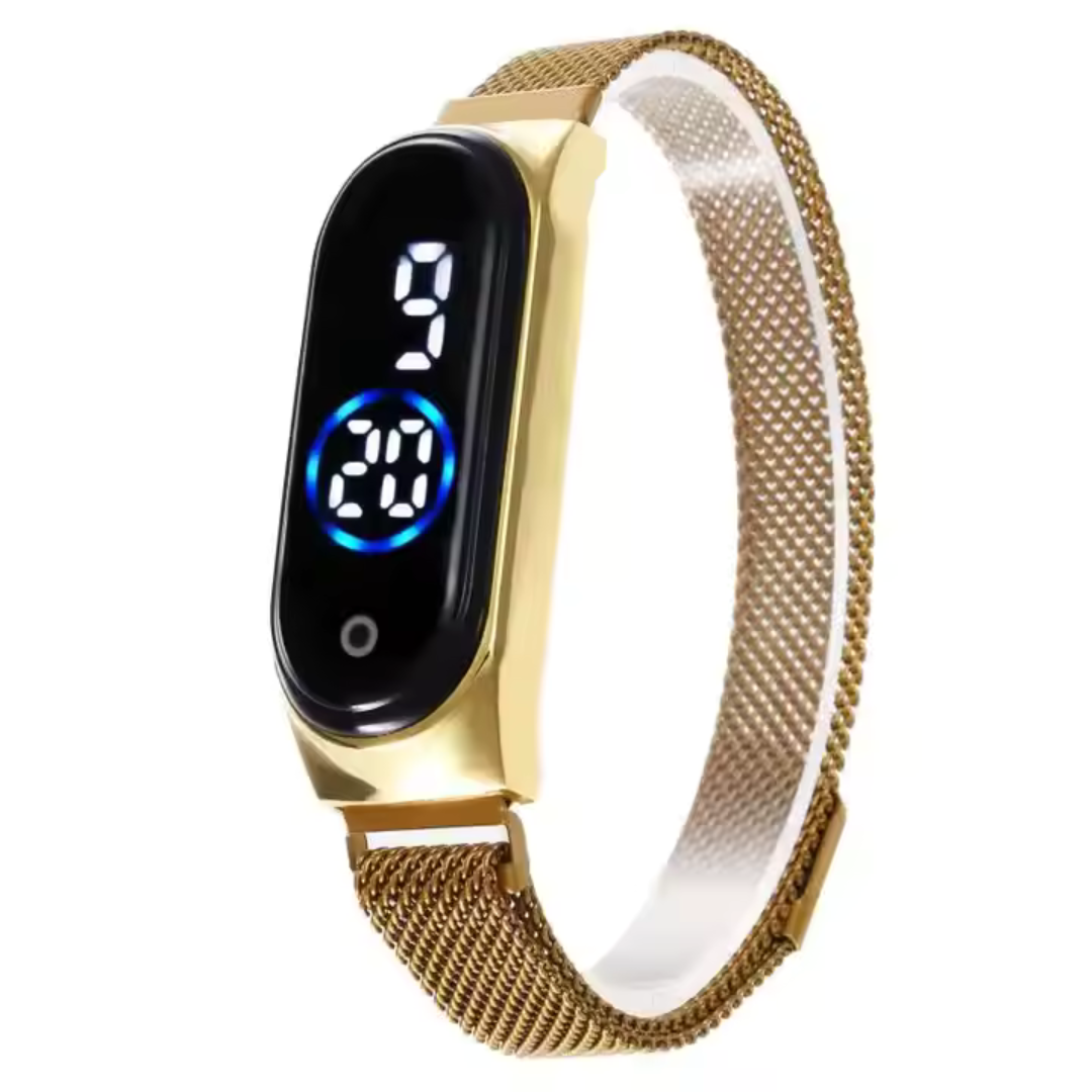 Combo Reloj Led + Collar Gato