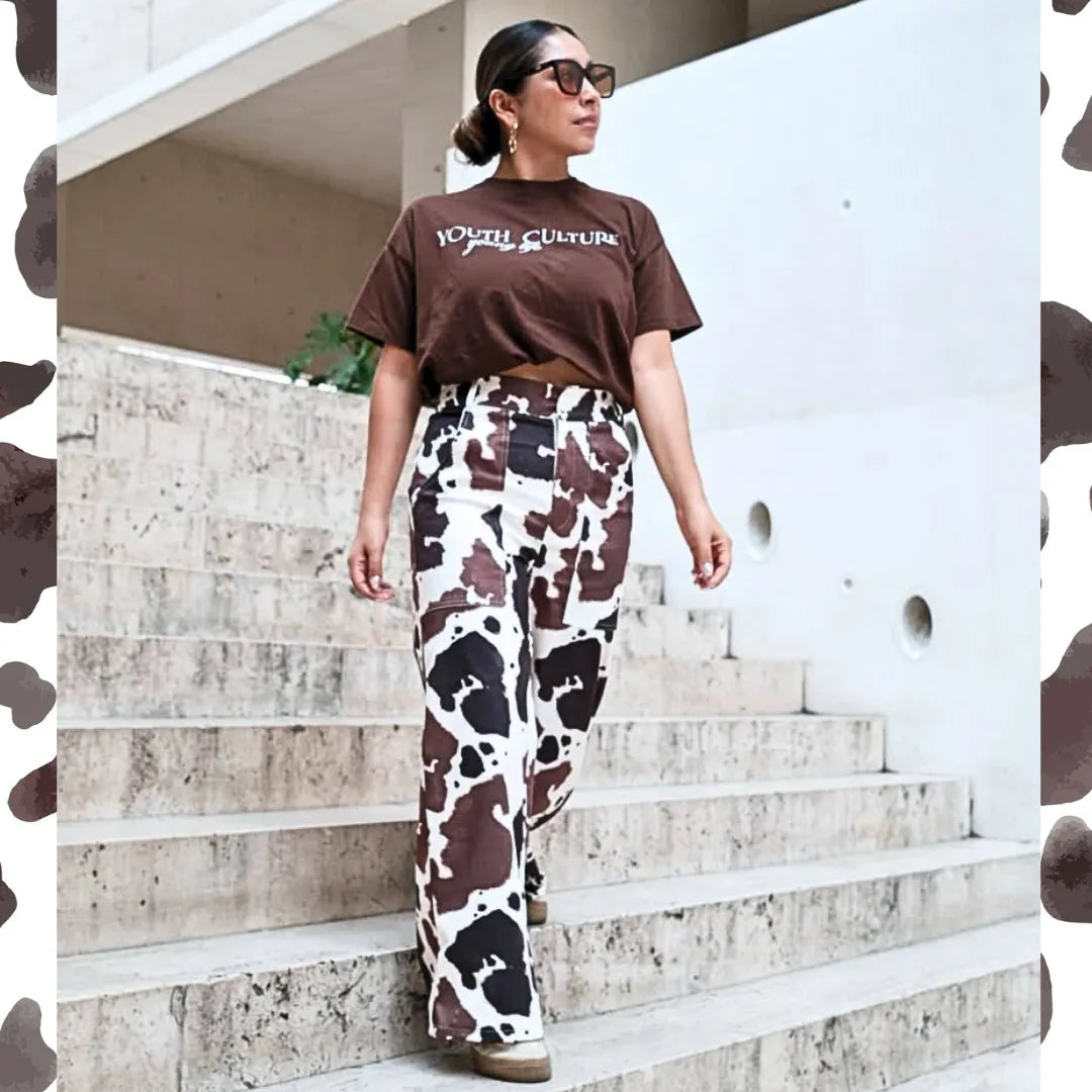 Nuevo Pantalón Cow Print
