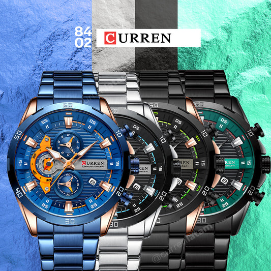 Nuevo Reloj de Lujo Curren 8402