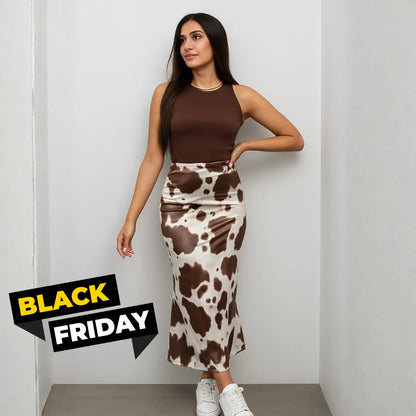 Nueva Falda Texas Print Sat