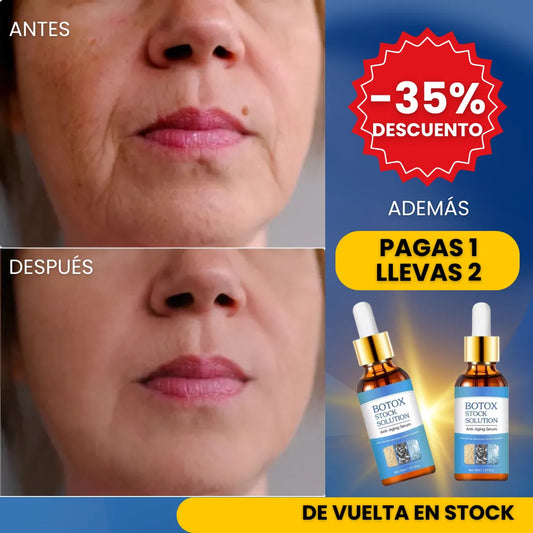 Botox Stock Solution Suero Antiarrugas 2x1