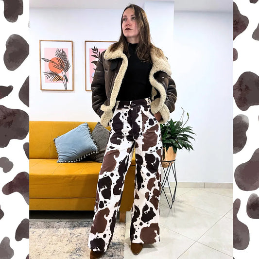 Nuevo Pantalón Cow Print