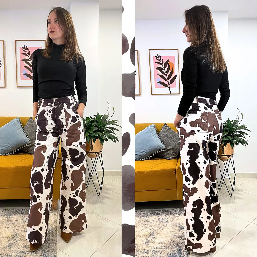 Nuevo Pantalón Cow Print