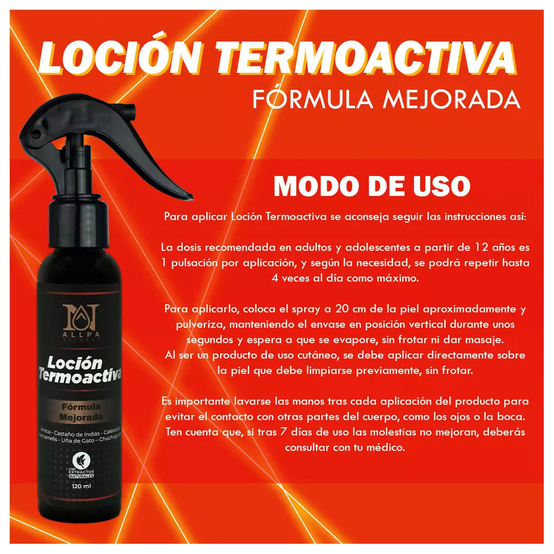 Loción Termoactiva
