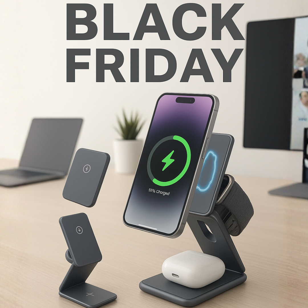 Cargador Plegable MagCharge 3-en-1