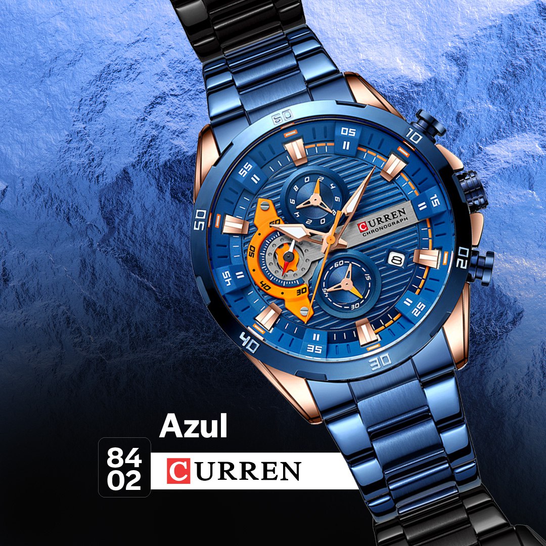 Nuevo Reloj de Lujo Curren 8402